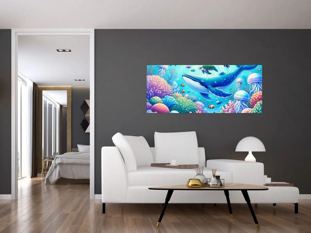 Obraz – Podvodný svet (120x50 cm)