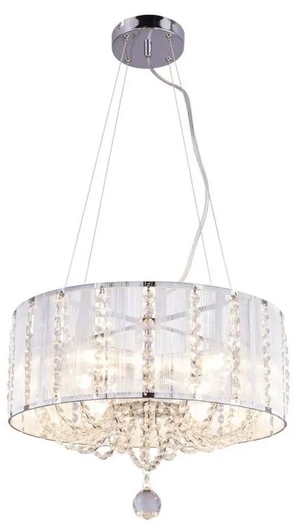 Globo 15091H - Krištáľový luster na lanku WALLA 4xE14/40W/230V