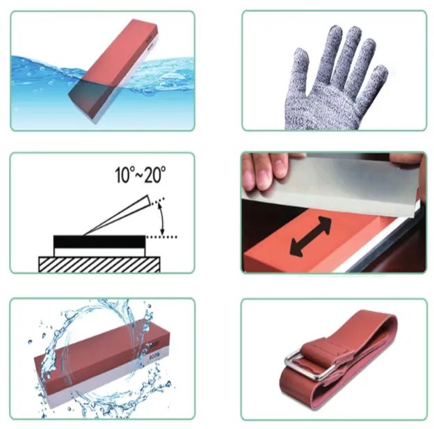 Sada brúsnych kameňov na nože SERDIS