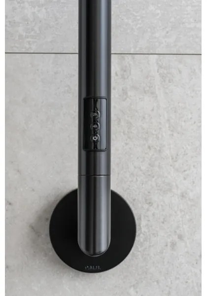 P.M.H. LS1B - Elektrický sušiak na uteráky LISA, 24 W/230 V, 170 cm, IP44, čierny