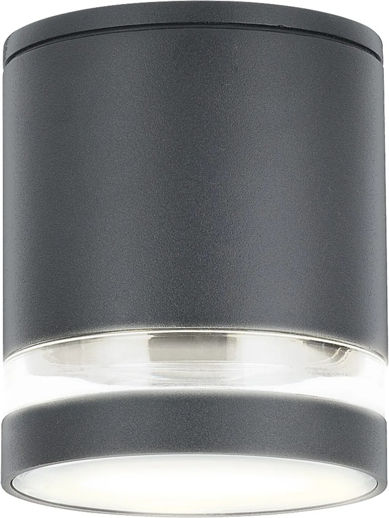 Rabalux Vonkajšie stropné prisadené svietidlo Zombor 1x35W | GU10 | IP54 - antracit 7817