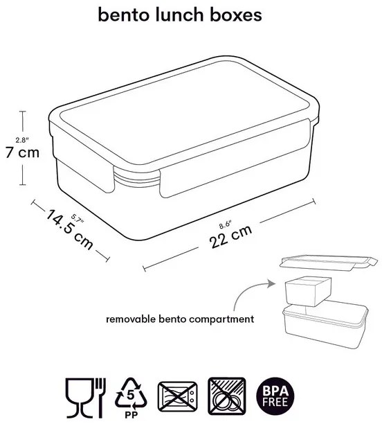 A Little Lovely Company - škatuľka na desiatu - jahody