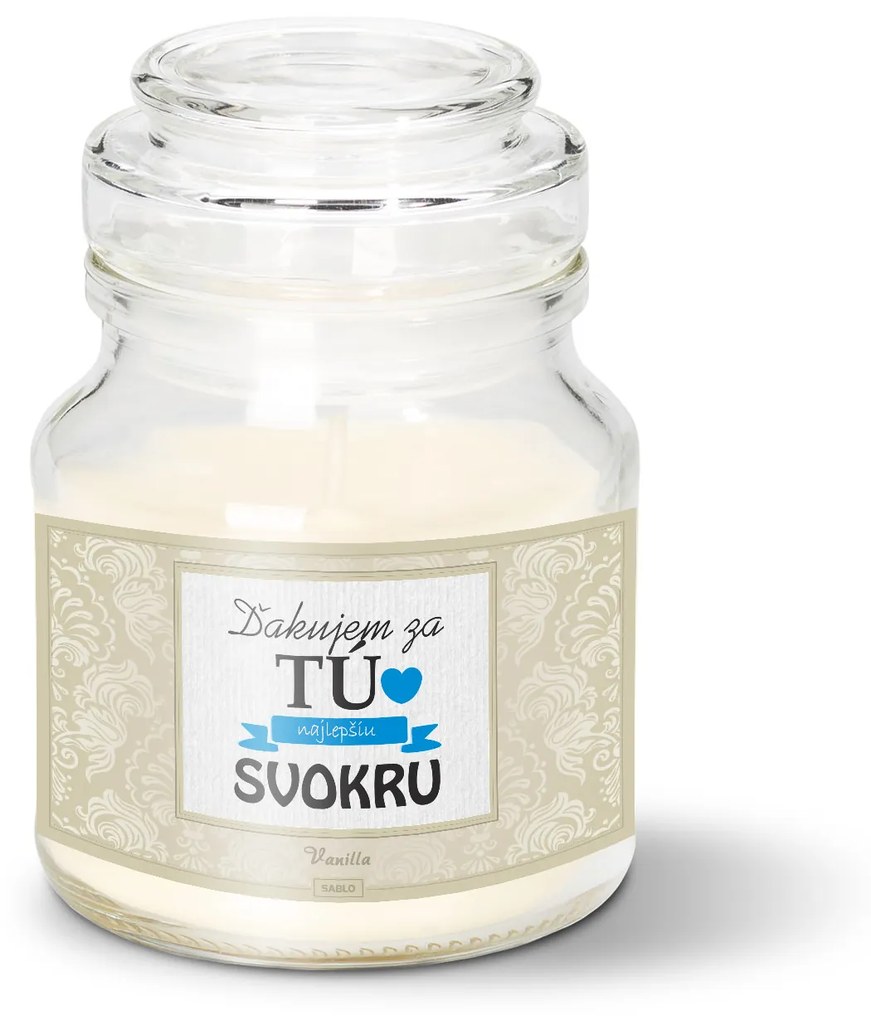 Sablio Sviečka Ďakujem za tú najlepšiu svokru - 120 g