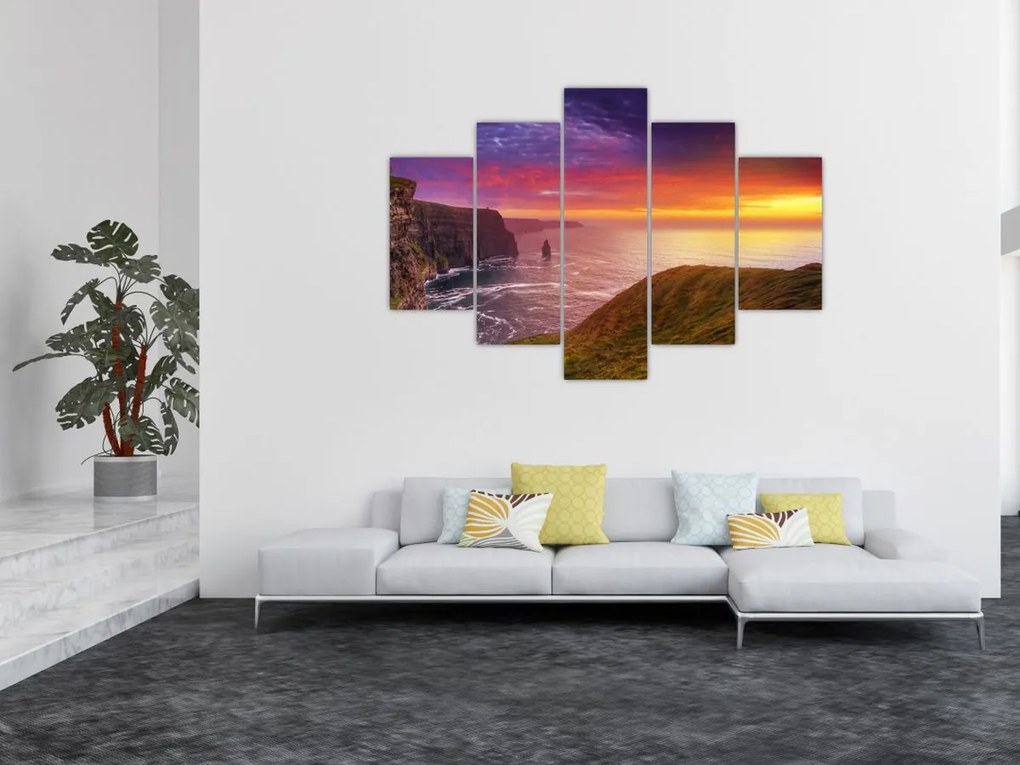 Obraz - Moherské útesy (150x105 cm)