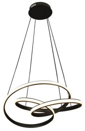 LED Stmievateľný luster na lanku LED/85W/230V 3000-6500K pr. 49 cm + diaľkové ovládanie