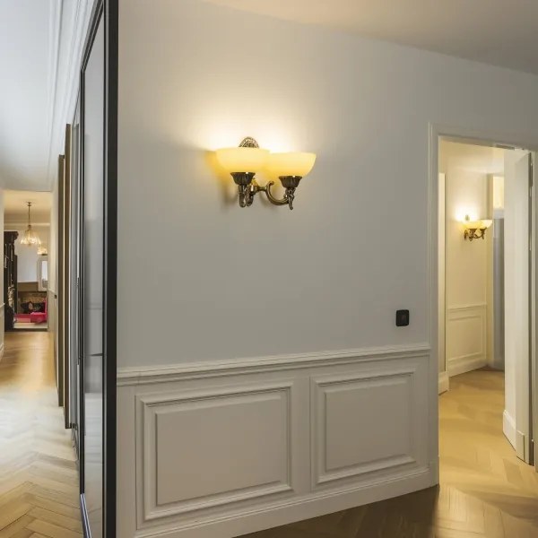 Brilagi - Nástenná lampa CLASSIC 2xE27/60W/230V mosadz