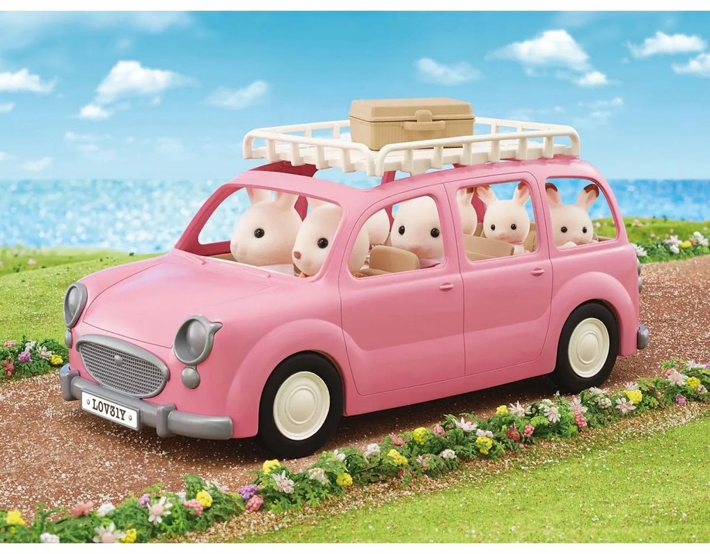 Sylvanian family 5535 Rodinné auto ružové Van