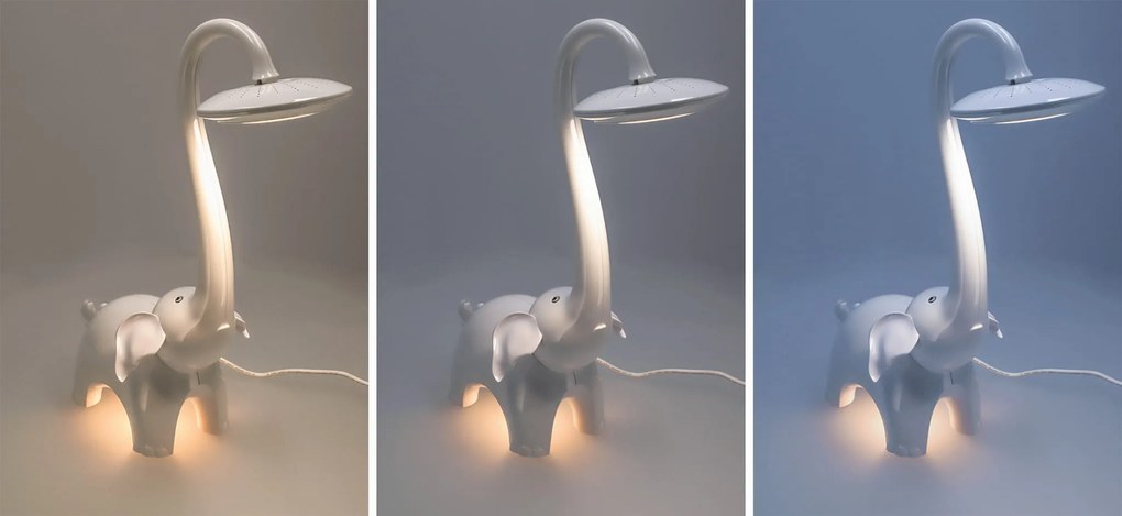 Dekorstudio Detská stolová LED lampa SLONÍK