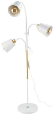 BERGE Stojacia lampa biela 3xE27