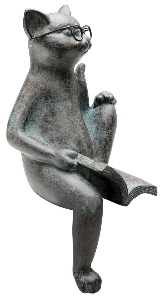 Cats Life soška sivá 18 cm