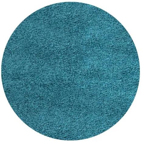 Ayyildiz koberce Kusový koberec Life Shaggy 1500 tyrkys kruh - 160x160 (priemer) kruh cm