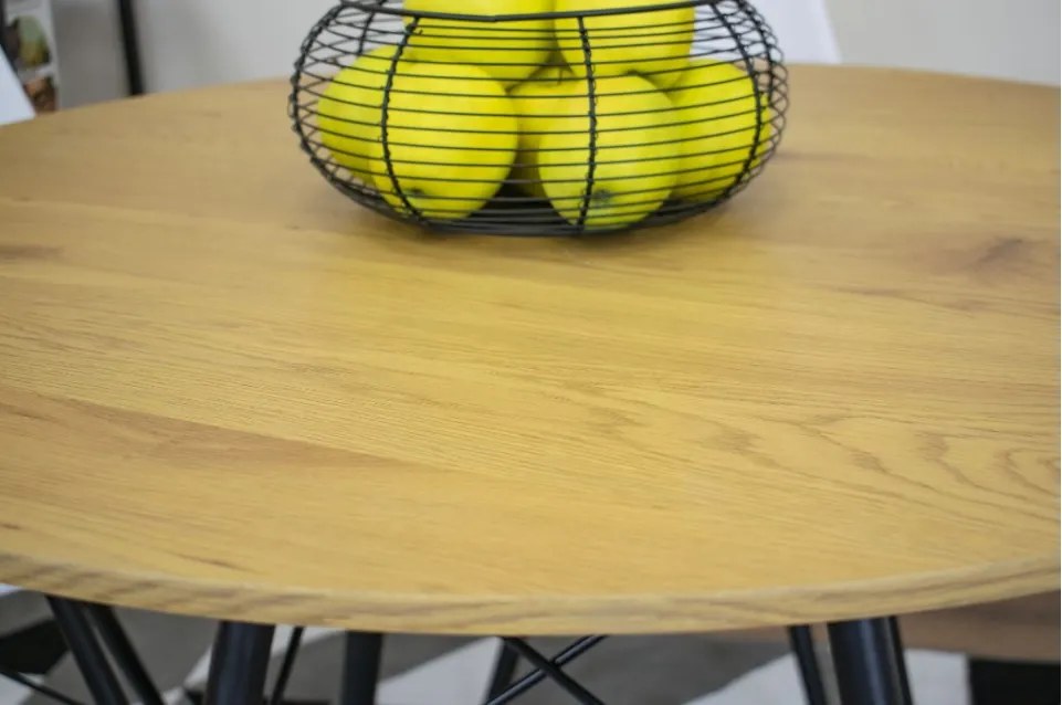 TRENDIE Jedálenský stôl EDDIE 100 cm dub