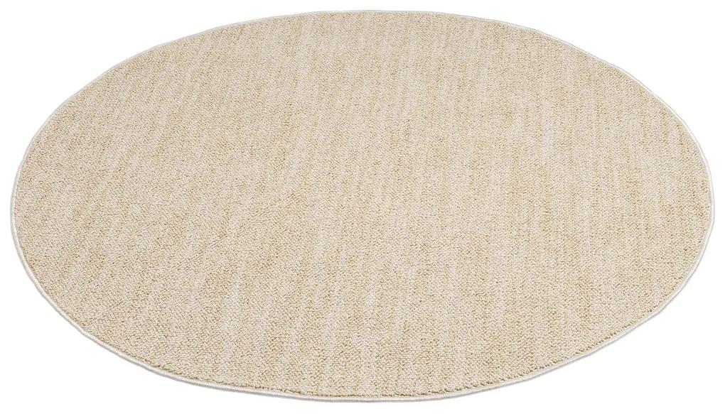 Dekorstudio Vintage okrúhly koberec CLASICO 0052 - žltý Priemer koberca: 120cm