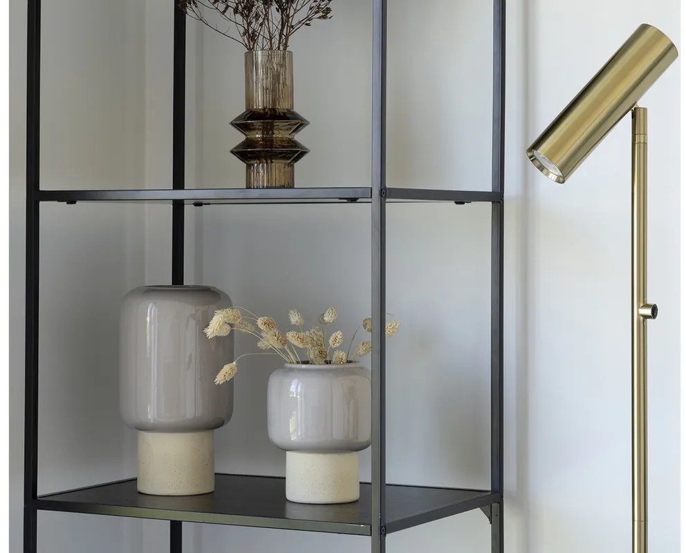 Dizajnová stojanová lampa Rapha mosadz