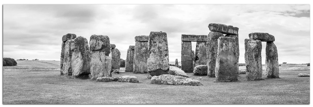 Obraz na plátne - Stonehenge - panoráma. 506ČA (105x35 cm)