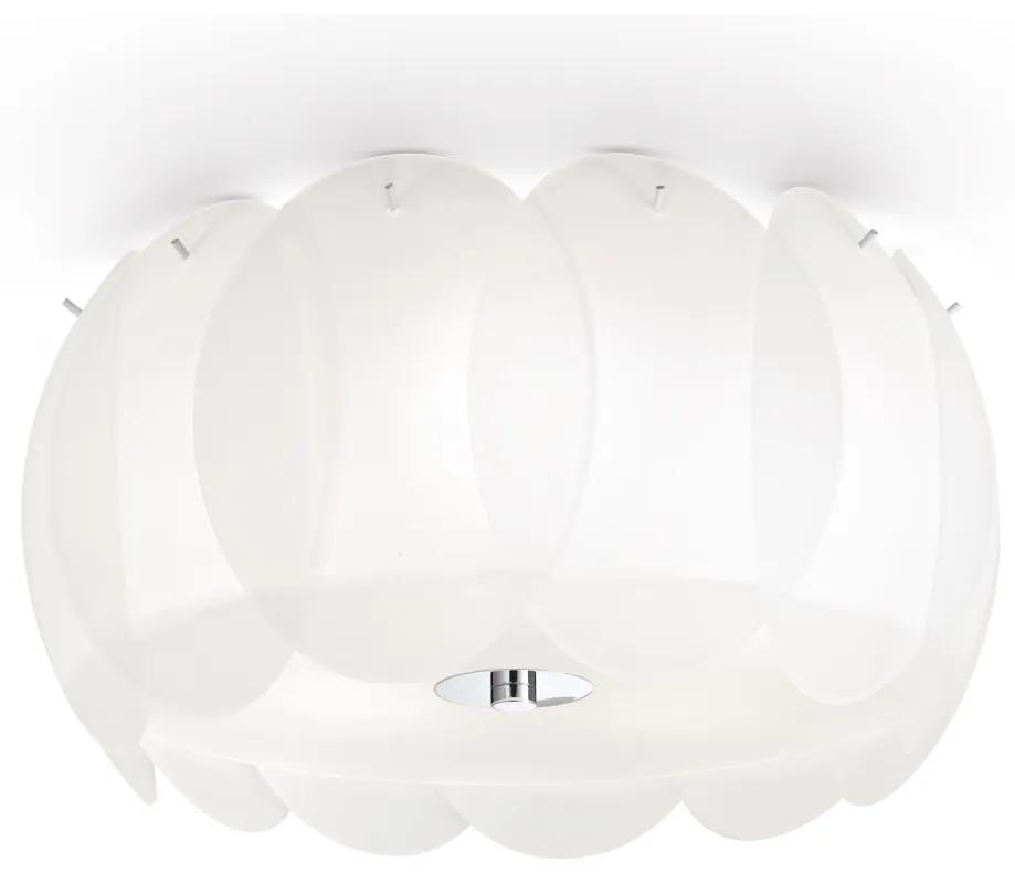 IDEAL LUX 093963 OVALINO PL5 stropné svietidlo biele