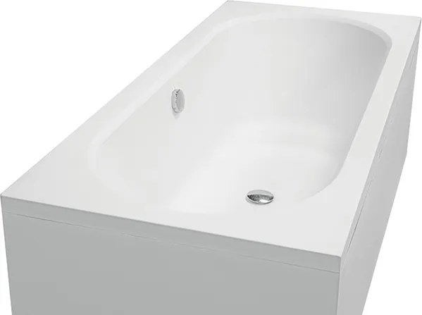 Besco Akrylátová obdĺžniková vaňa Vitae 150x75 (160x75, 170x75, 180x80) BESCO-Rozmery: 170x75, BESCO-Farba: Biela