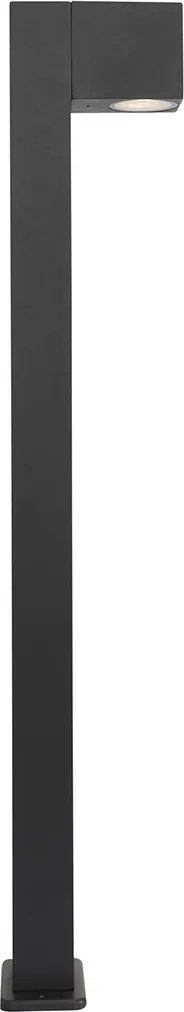 Priemyselná vonkajšia stojaca lampa tmavosivá 80 cm IP44 - Baleno