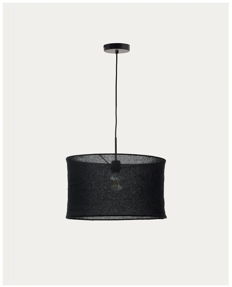 Čierne tienidlo ø 50 cm Mariela – Kave Home