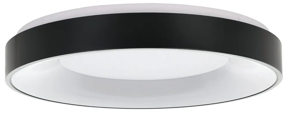 Eglo 75661 - LED Stmievateľné stropné svietidlo JUTIO 4xLED/8,1W/230V čierna + DO