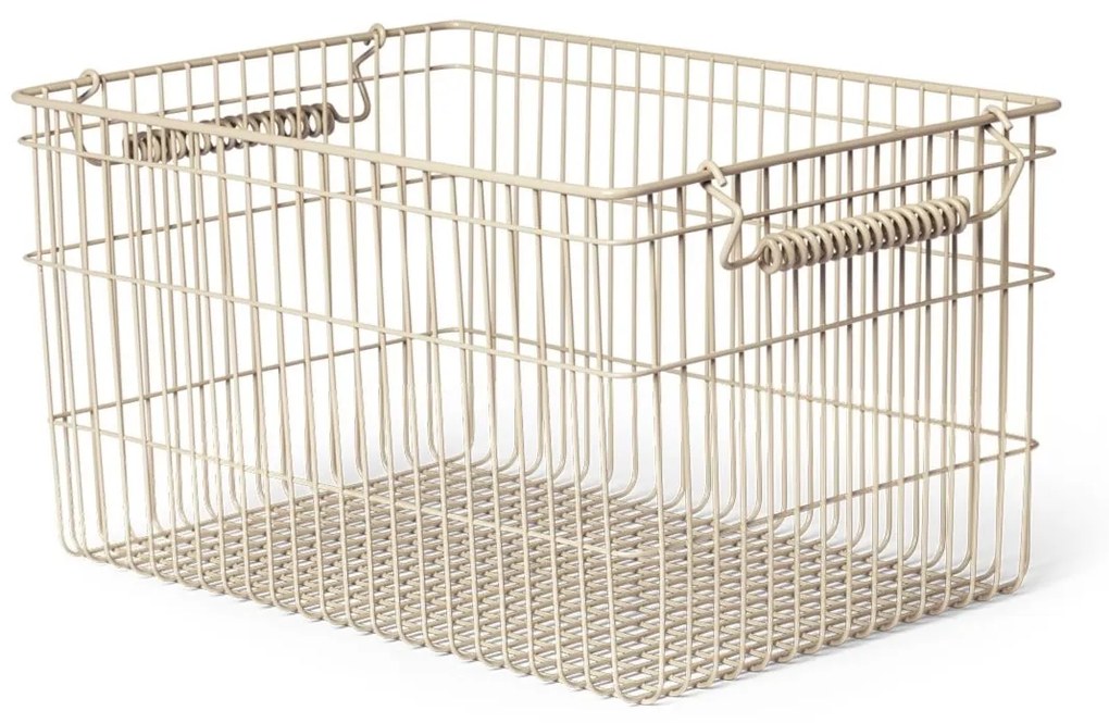 Ferm Living Úložný kôšík CALA 36 cm sada 2 ks kašmírová železo