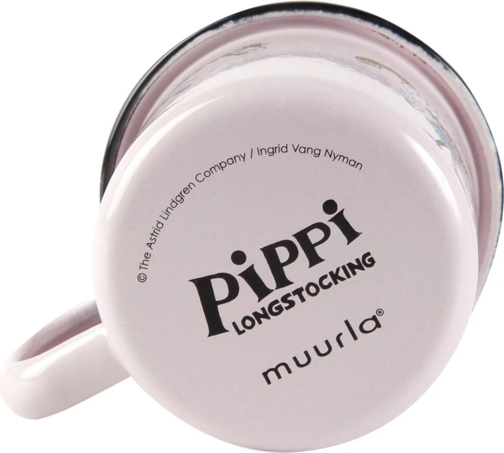 Hrnček Muurla Pippi Dlhá pančucha Pippi a pán Nilsson 150 ml