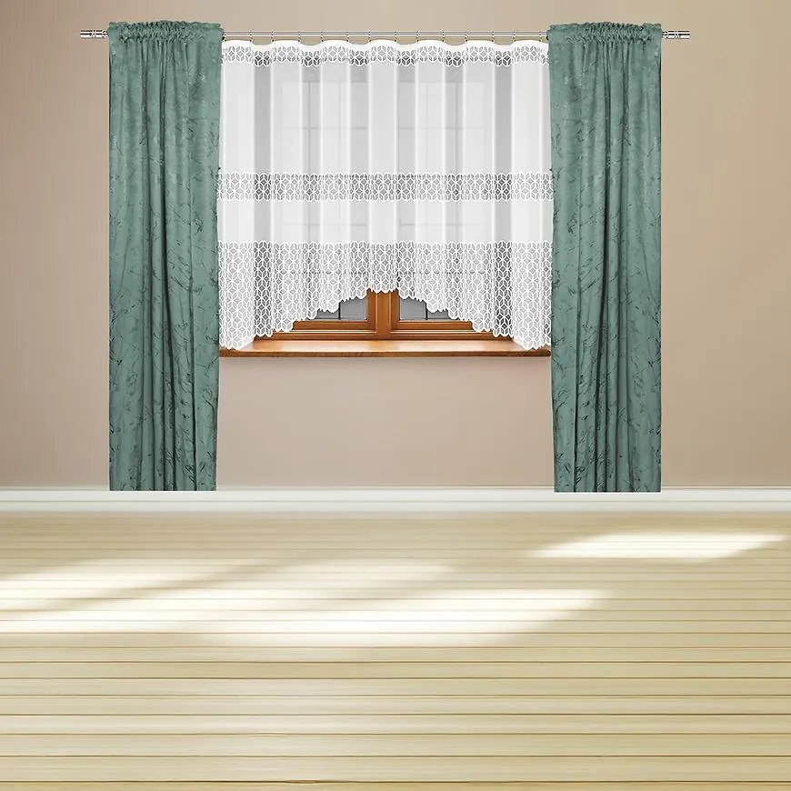 Záves na páske Velvet YX503 135x250 zelená