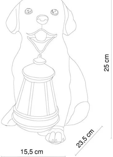 Globo 33271 - LED Solárne svietidlo SOLAR LED/0,06W/3V pes IP44