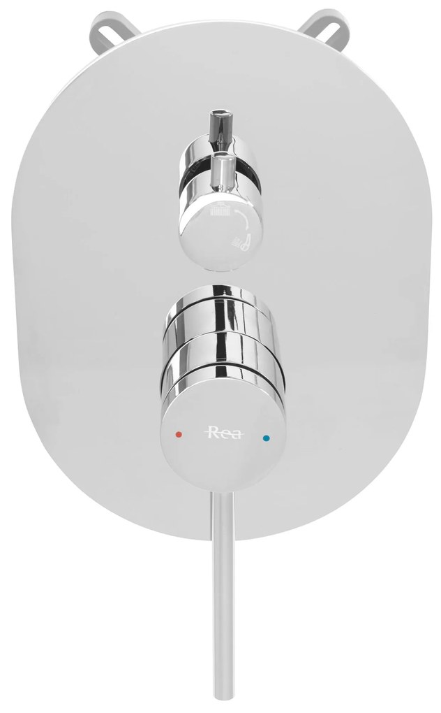 Rea Oval, podomietková sprchová sada + BOX, chrómová, REA-P8415