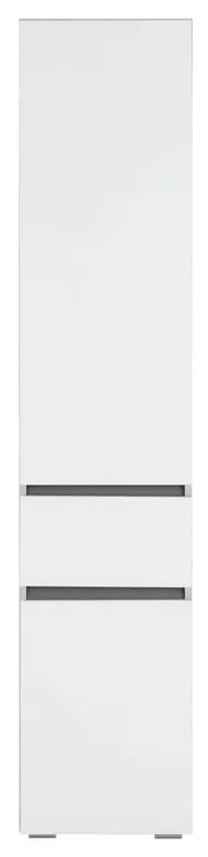 Biela kúpeľňová skrinka Støraa Wisla, 38 x 180 cm