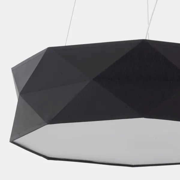 Luster na lanku KANTOOR 1xE27/15W/230V čierna