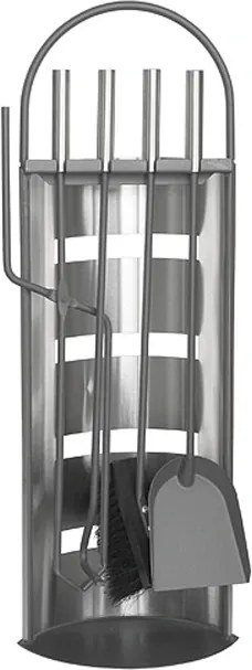 Sada kutáč Homefire FT087XG, ku krbu, 4 dielna, nerezová, 66 cm,