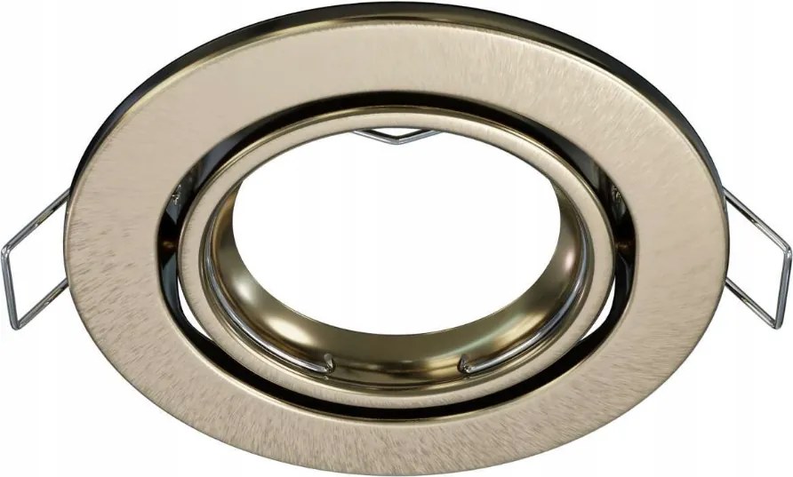 Halogenové stropníe svietidlo mosazné - pohyblivé pro patice GU10