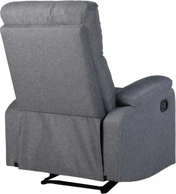 LuxuryForm DESIGN Televízne kreslo CARLOS s polohovaním - sivé