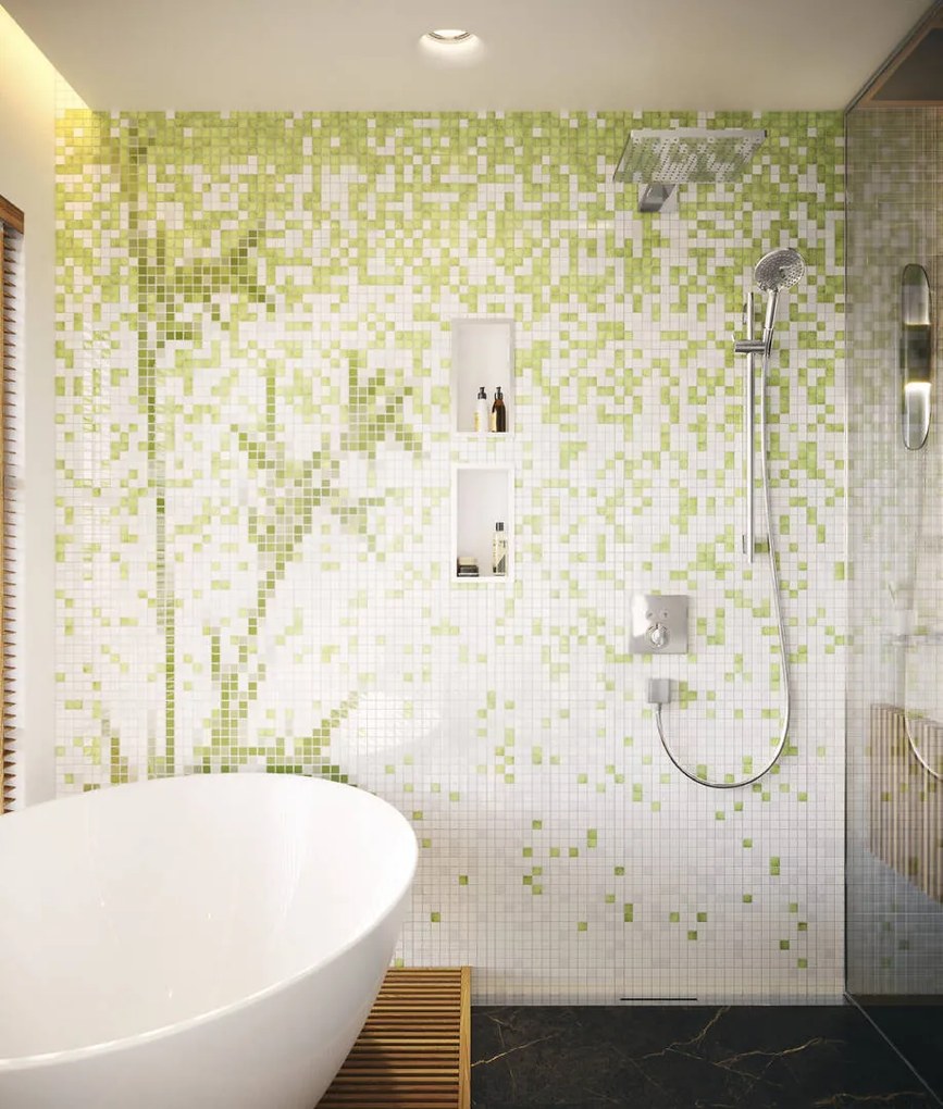 Hansgrohe Shower Select, termostatická batéria pod omietku, na 2 výstupy, chrómová, HAN-15763000