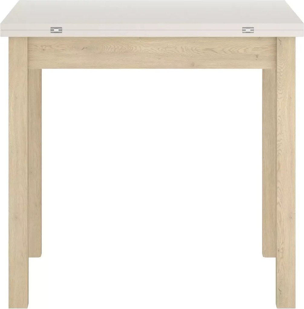 Rozkladací jedálenský stôl FLIP 80(160)X80 cm, kašmír/dub Cremona Torro