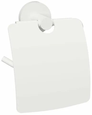 Sapho XR732W X-Round White držiak toaletného papiera s krytom, biela