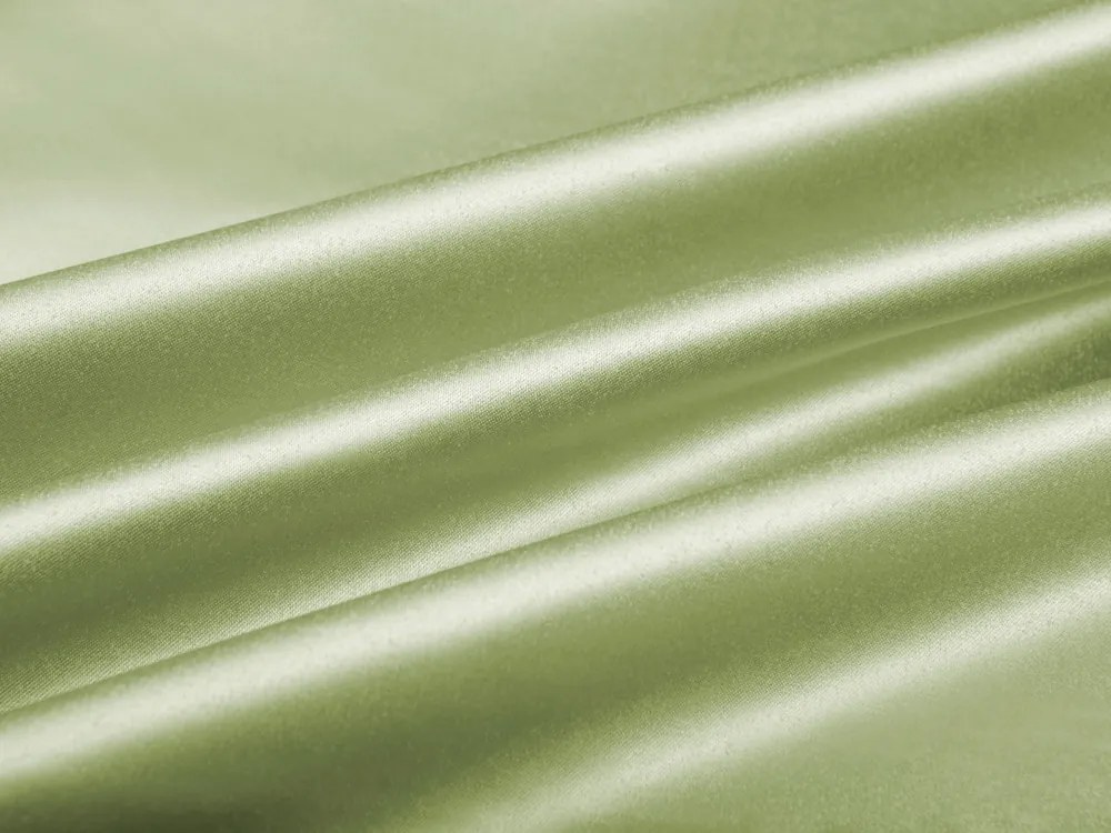 Biante Saténový oválny obrus polyesterový Satén LUX-025 Olivovo zelený 120x160 cm