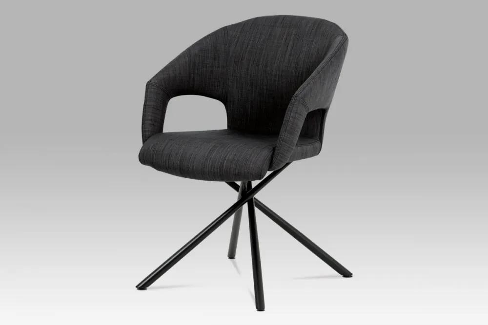 Jedálenská stolička HC-784 BK2 čierna Autronic