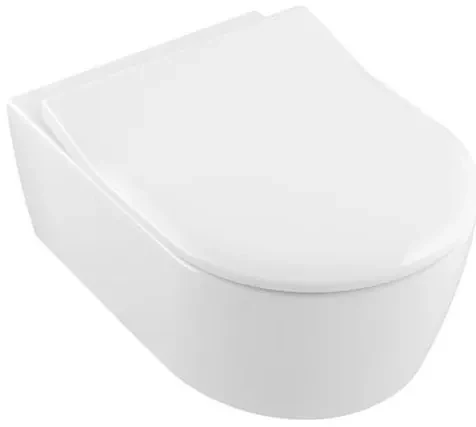 Wc so sedátkom softclose Villeroy & Boch Avento zadný odpad GLACERAAVWC006