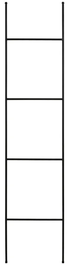 Čierny kovový dekoratívny rebrík Siem - Light &amp; Living