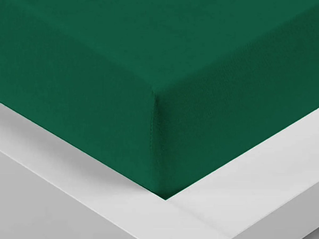 XPOSE® Detská jersey plachta Exclusive - zelenkavá 80x160 cm