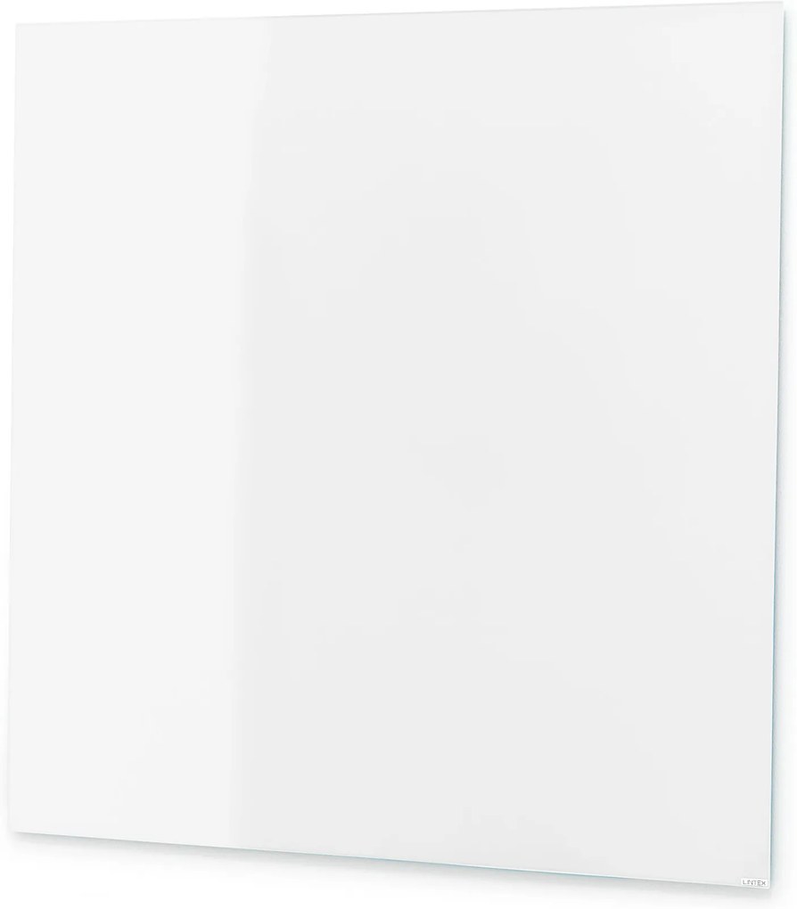 Sklenená magnetická tabuľa Stella, 500x500 mm, biela