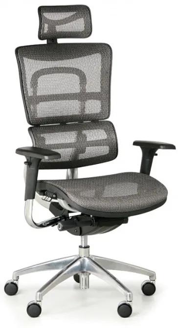 Multifunkčná kancelárska stolička WINSTON SAA, sivá