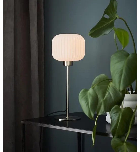 Markslöjd 108121 - Stolná lampa SOBER 1xE27/60W/230V matný chróm