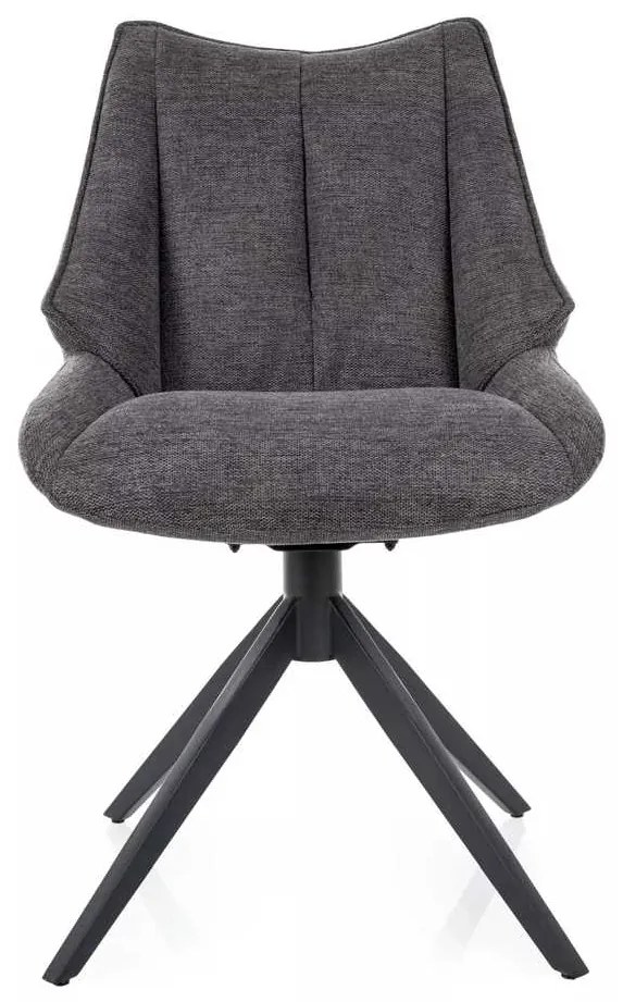 Jedálenská stolička Opal II, tmavo sivá