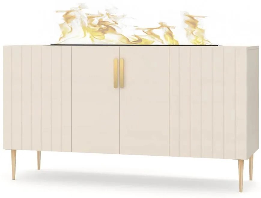 Elektrický krb Prins 1000 béžová