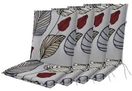 Doppler LIVING 5703 nízky - set 4 ks - podušky na stoličku a kreslo