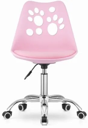 Bestent Kancelárska stolička ružová PAW Basic