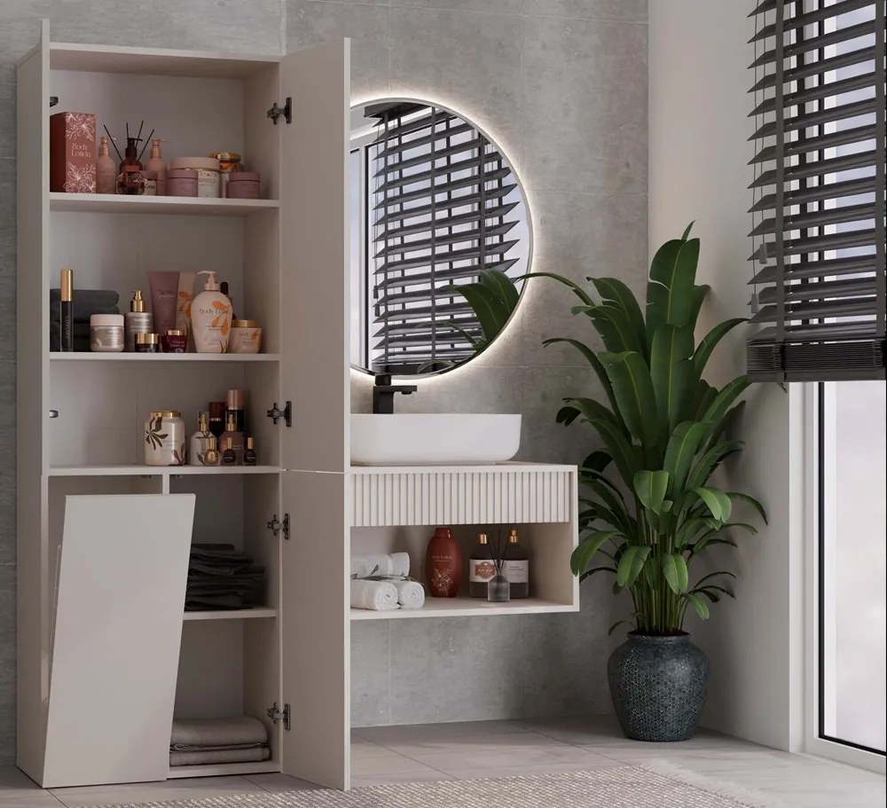 Kúpeľňová skrinka NEL VIII kašmír